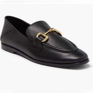 NEW JEFFREY CAMPBELL LOAFER BLACK LEATHER size 6.5